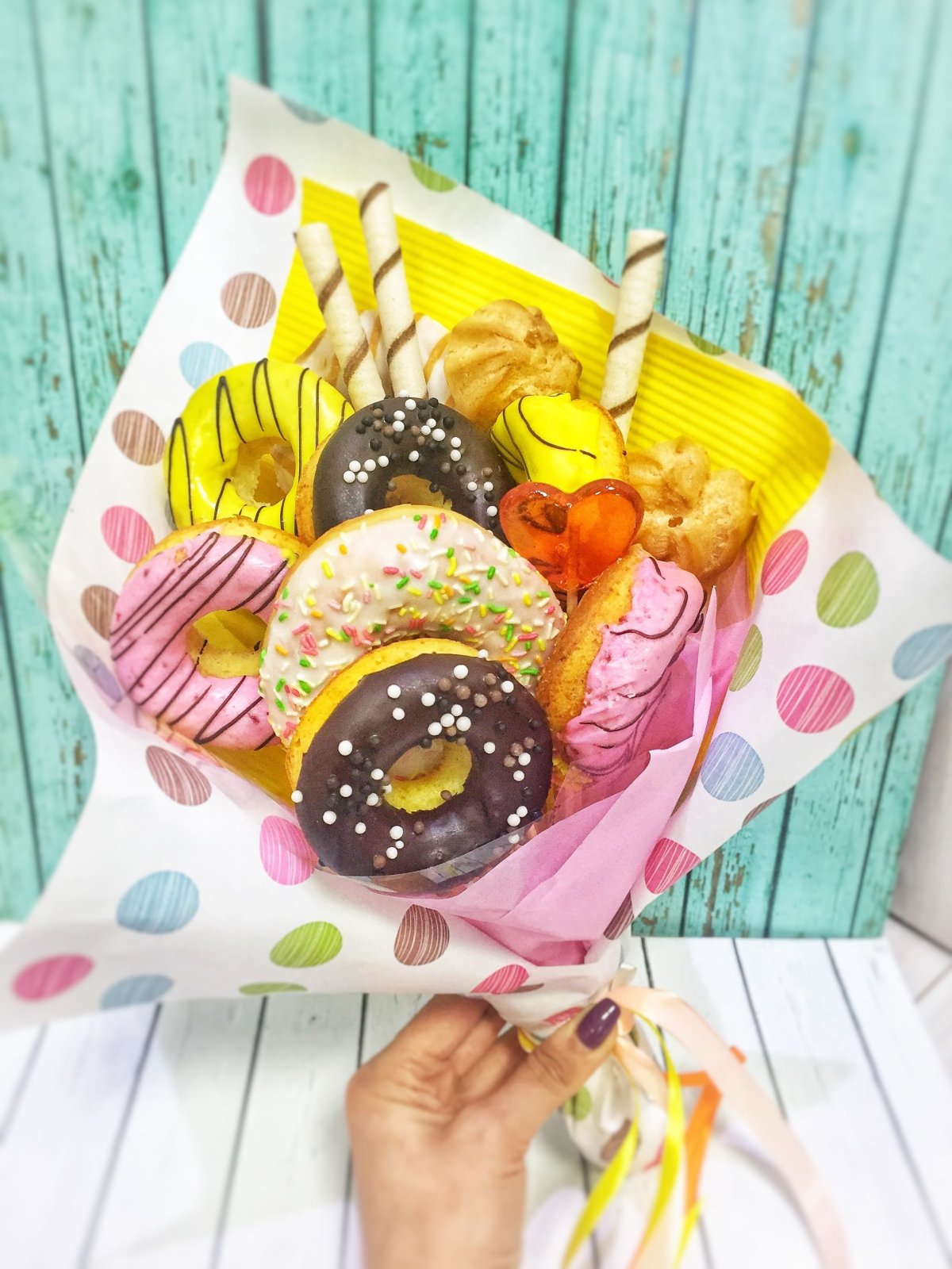 Букет из маршмеллоу