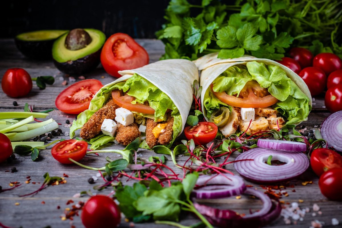 Шаурма рисованная