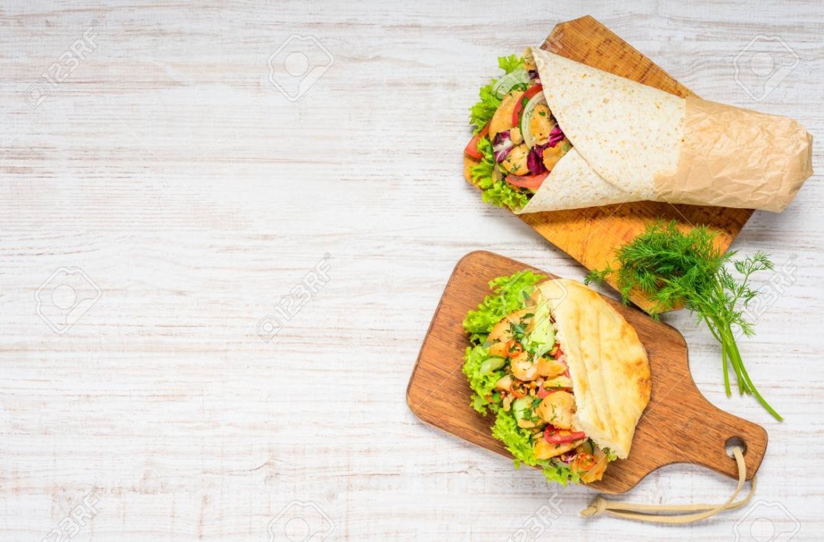 Шаурма со свечкой