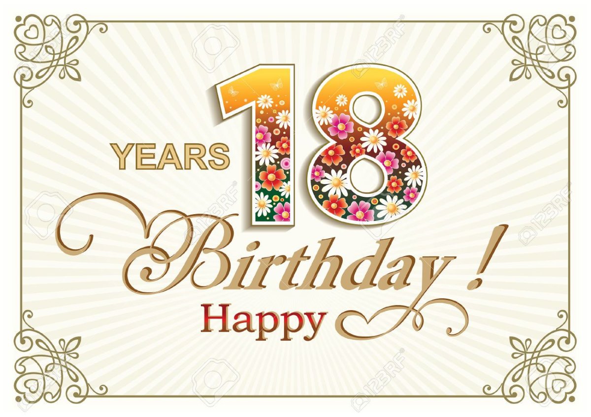 Открытки на 18 лет дочери