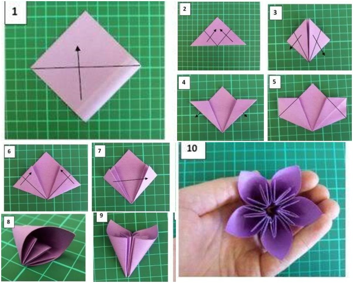 Поделки из бумаги цветы