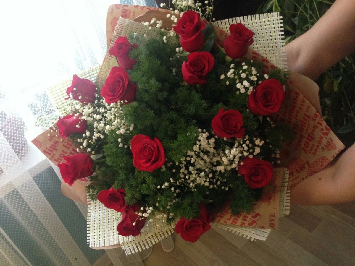 Букет в доме