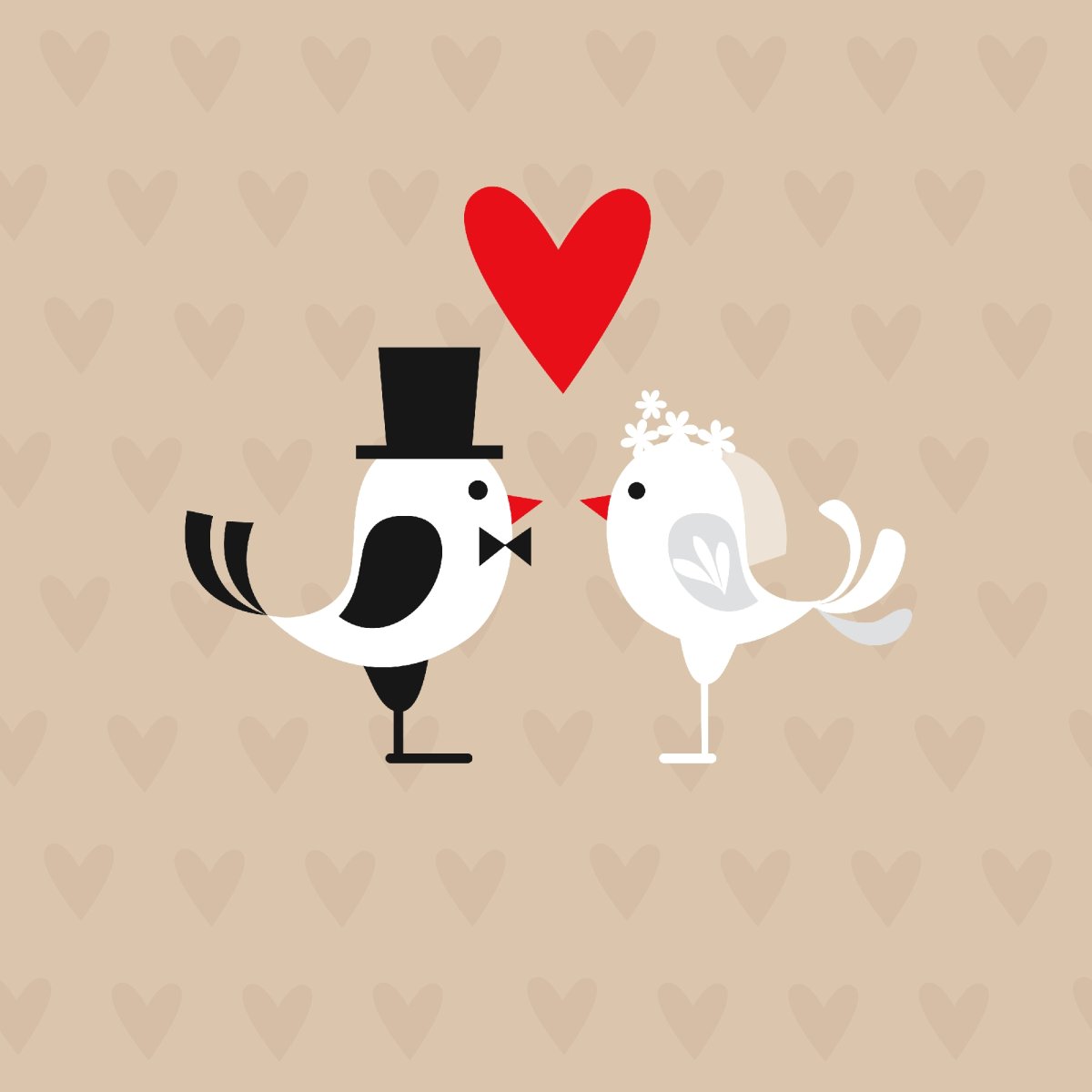 Бумажная свадьба открытка бумага