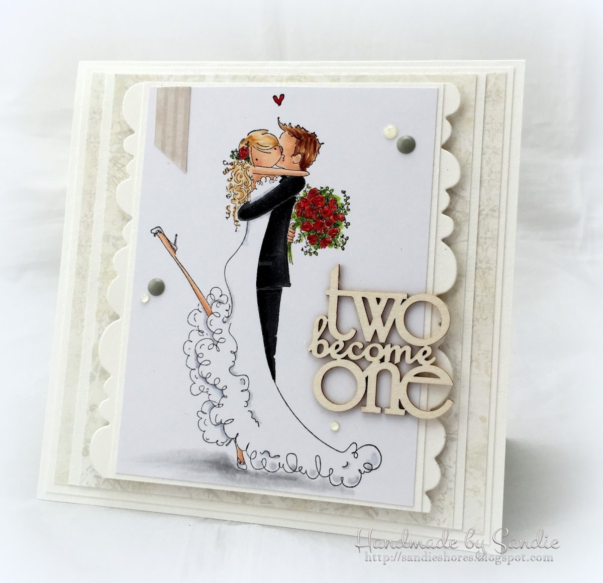 Креативная Свадебная открытка