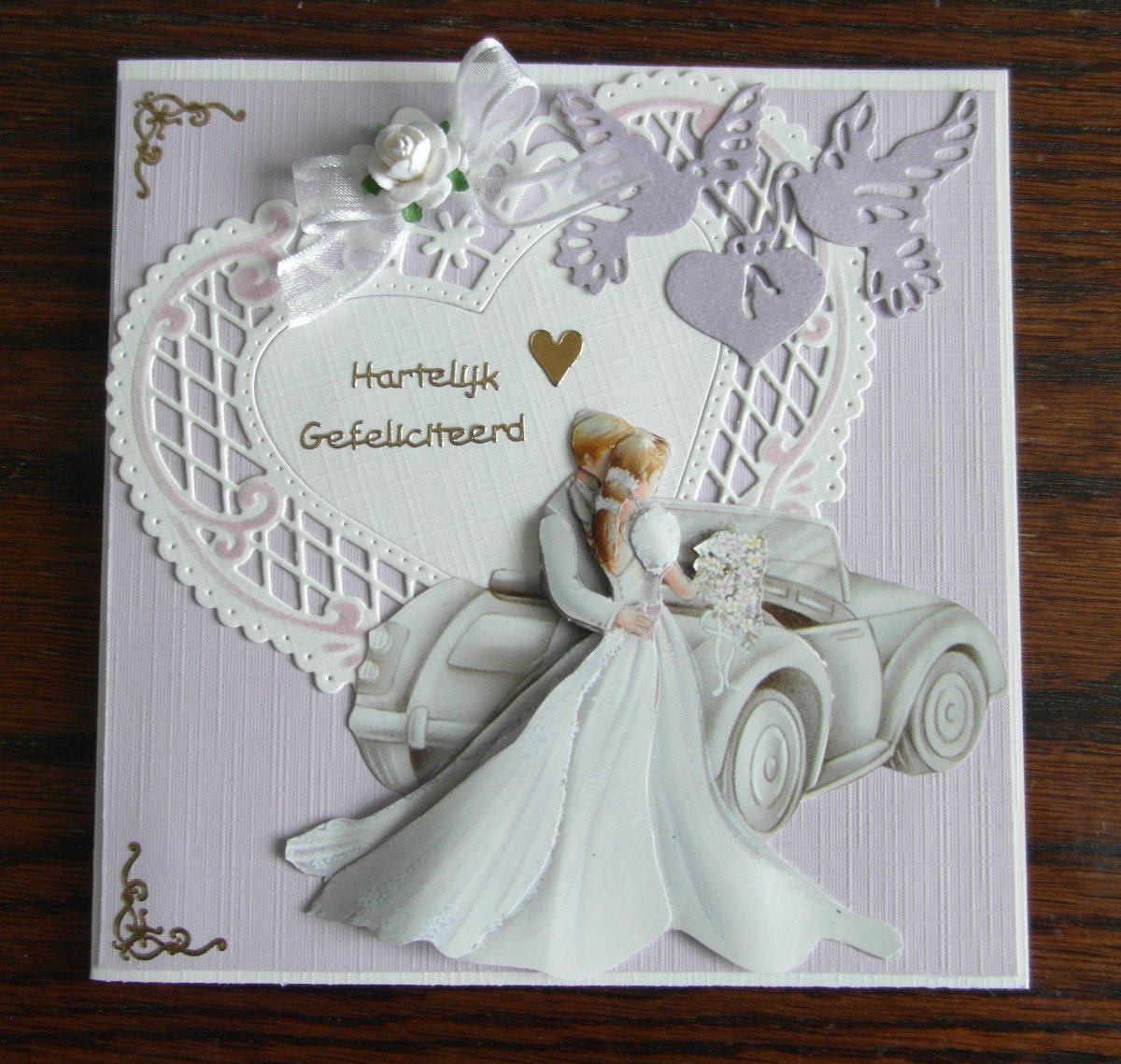 Скрап свадебный конверт