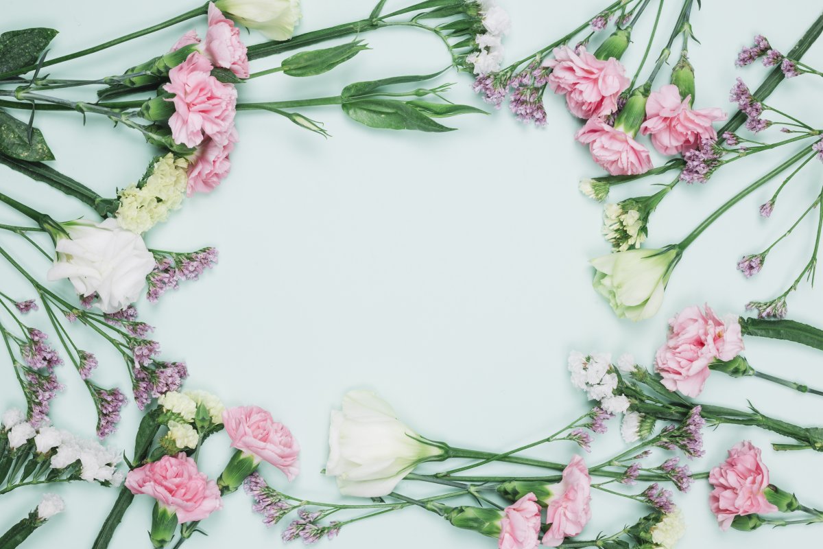 Рамка цветы