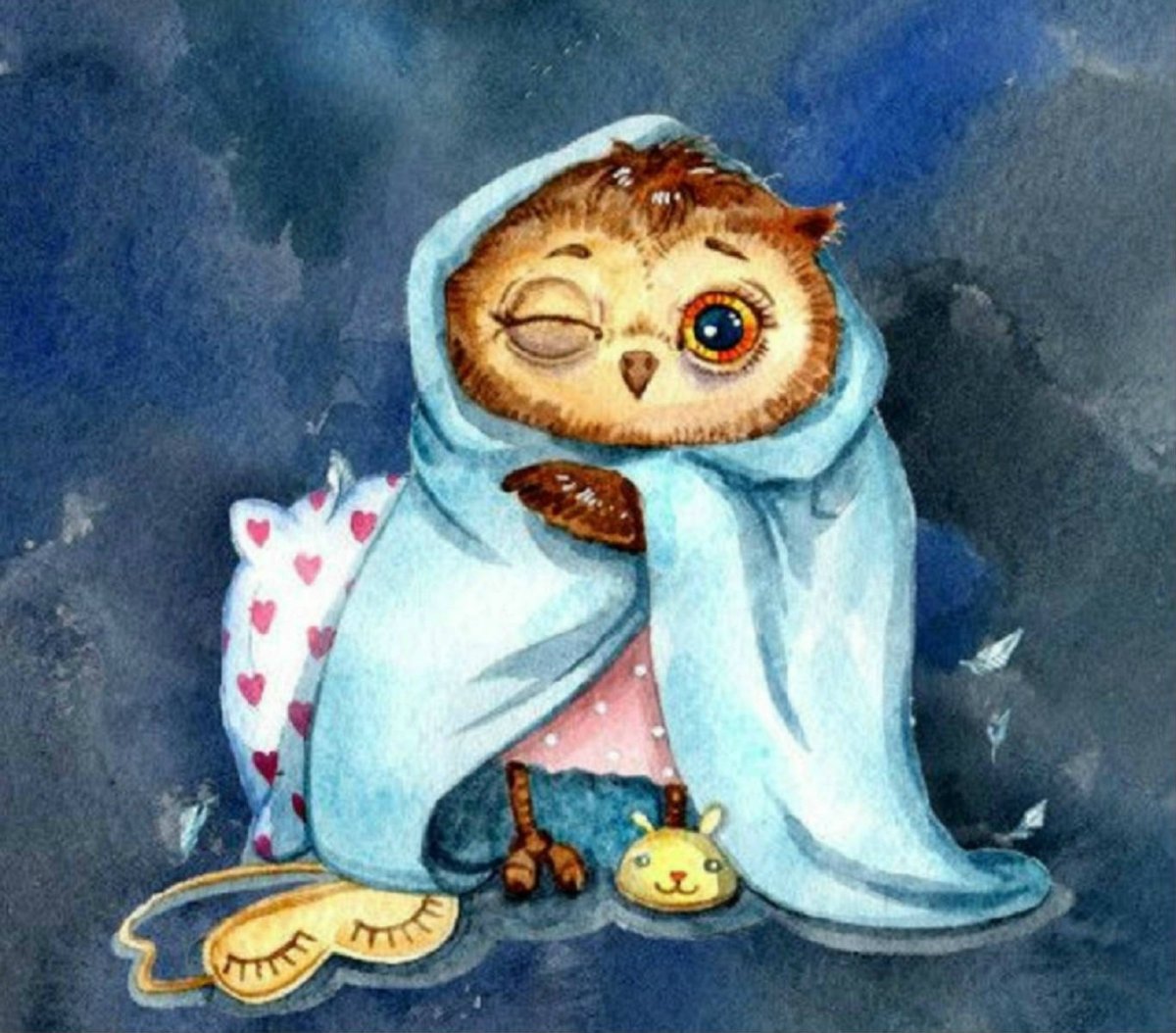 Совы Инги Пальцер картинки