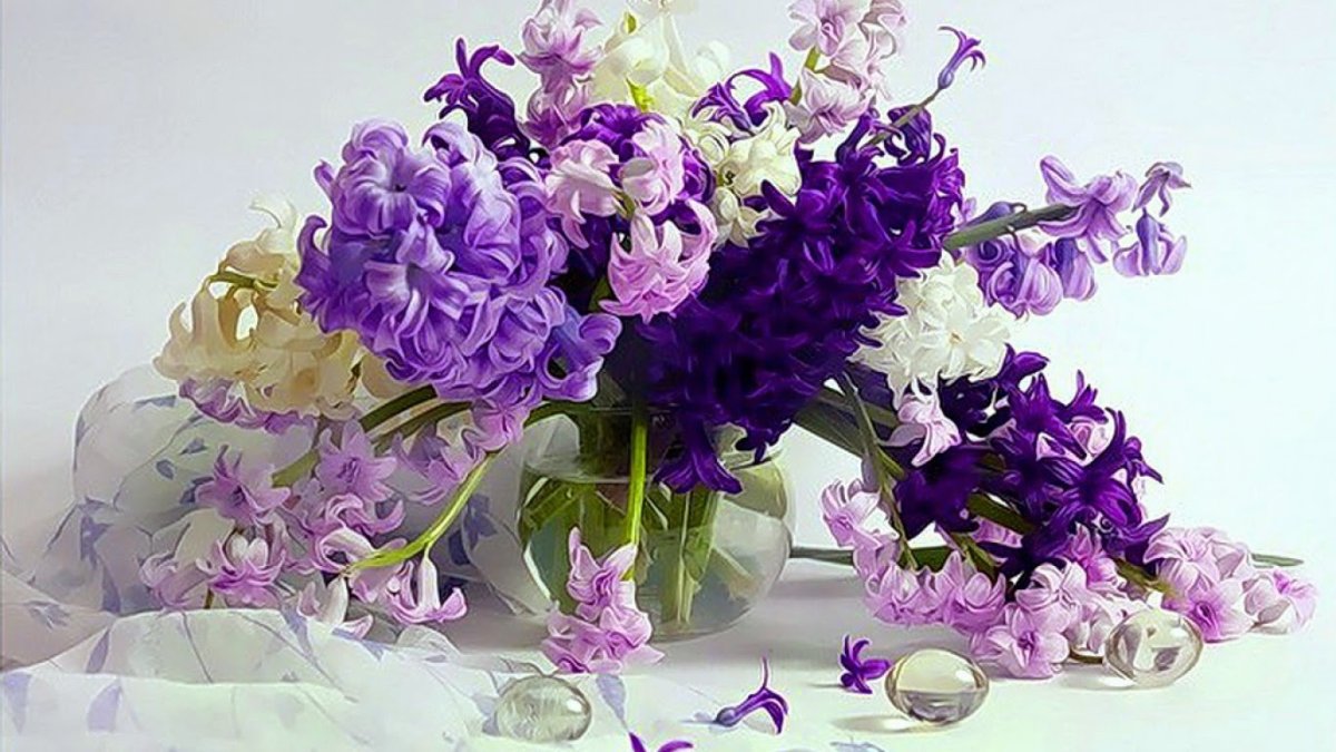 Натюрморт с гиацинтами