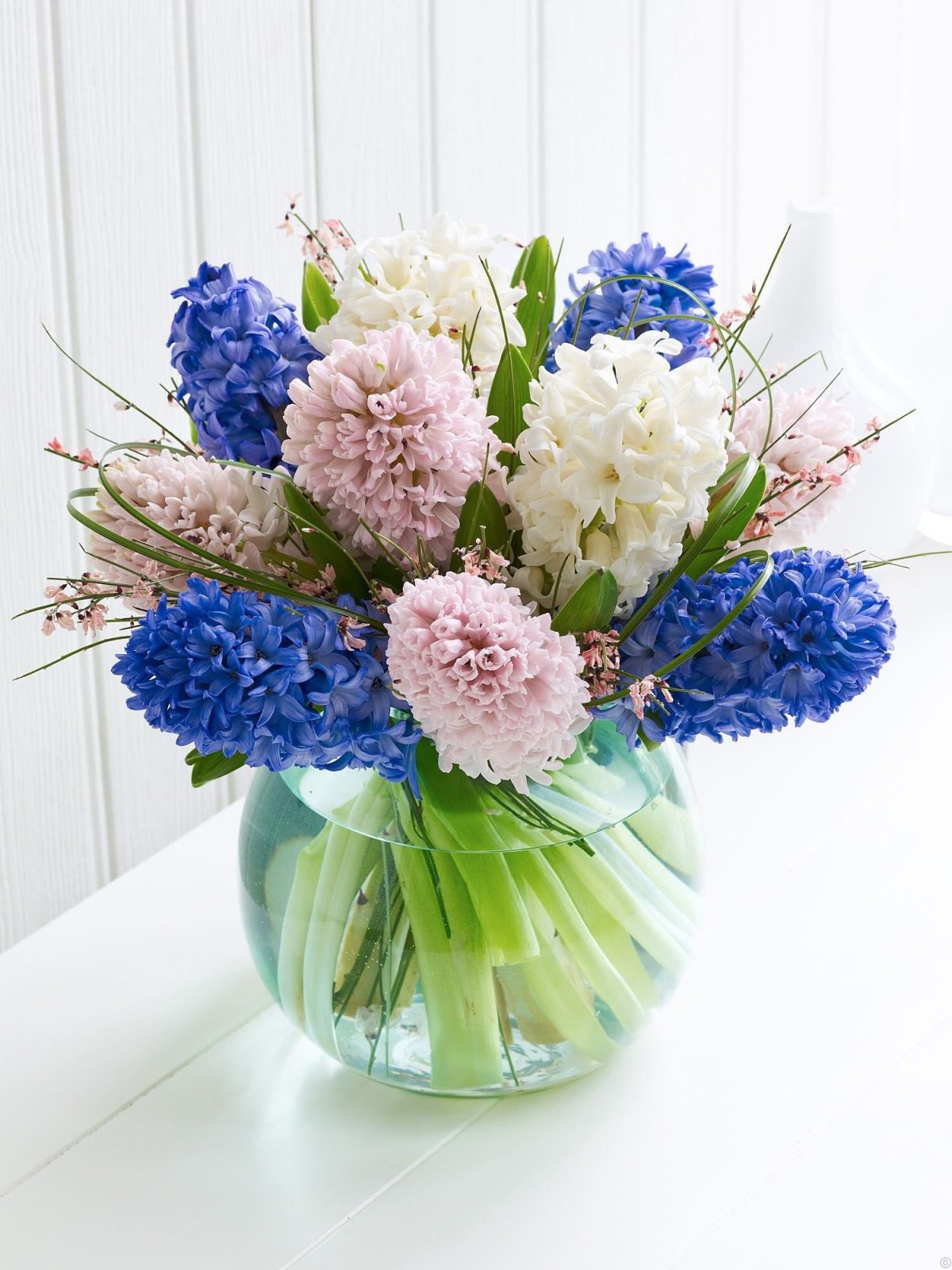 Букет "гиацинты и тюльпаны"