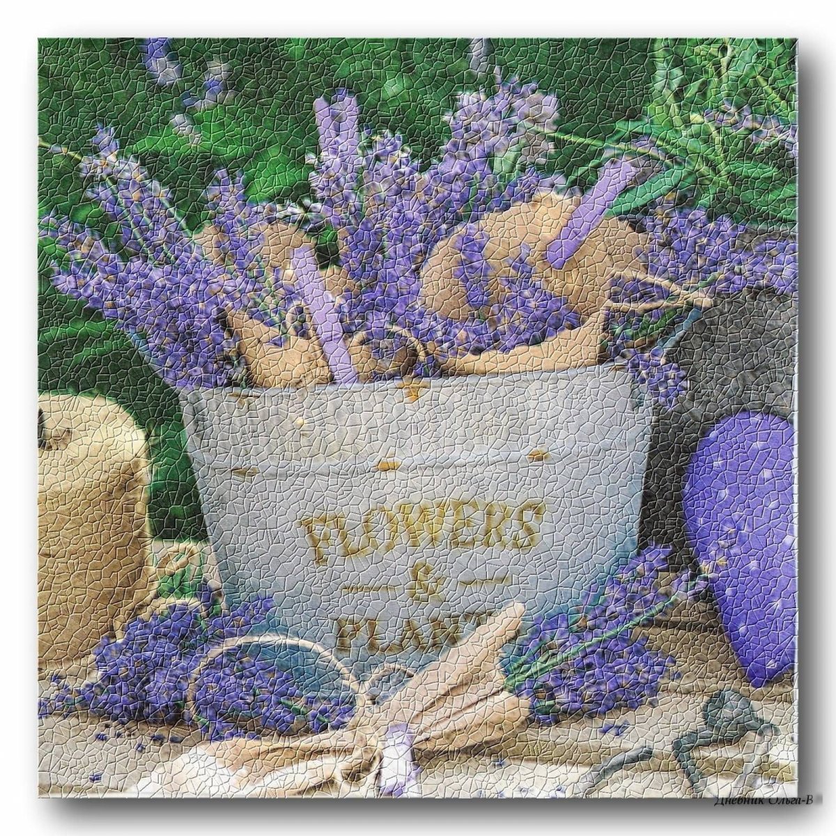 Лаванда для декупажа