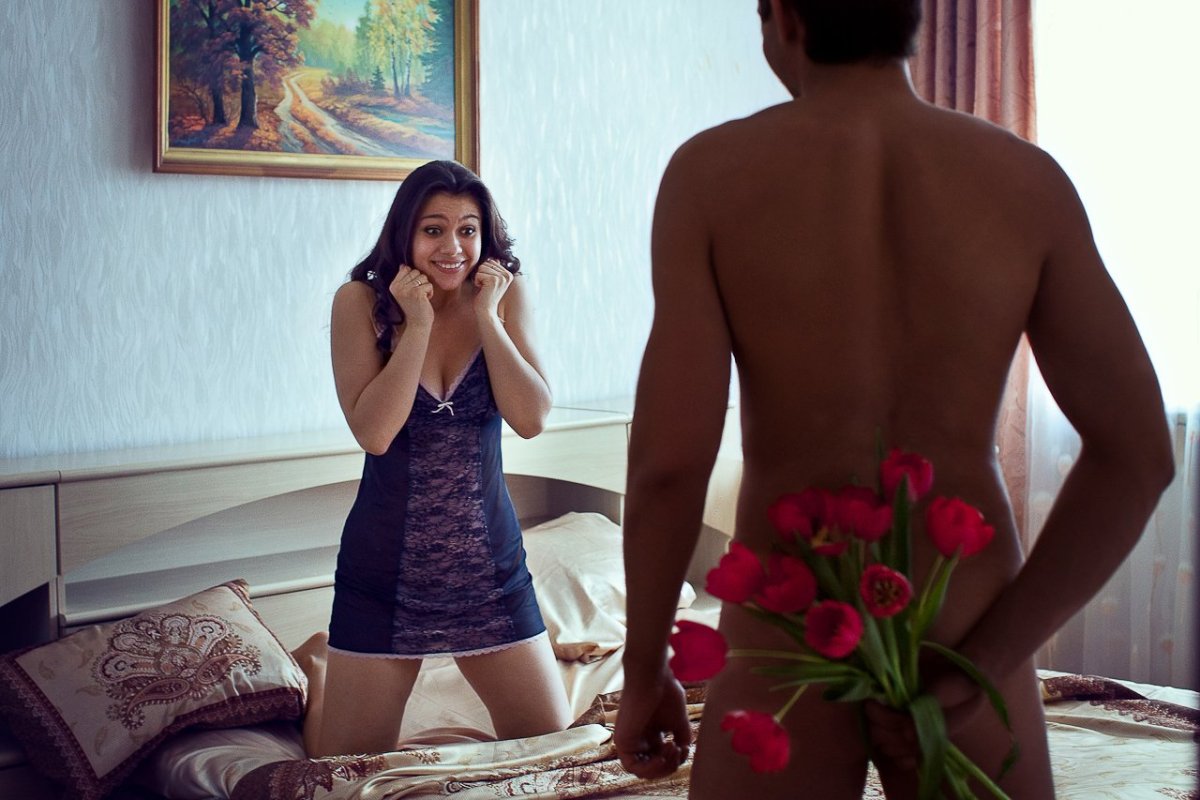 Намёк на близость мужчине