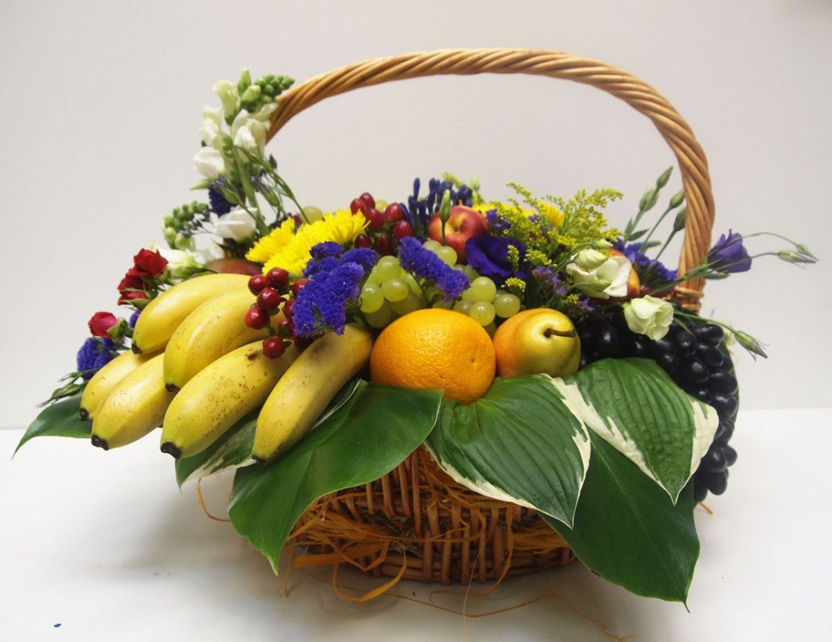 Корзина с фруктами