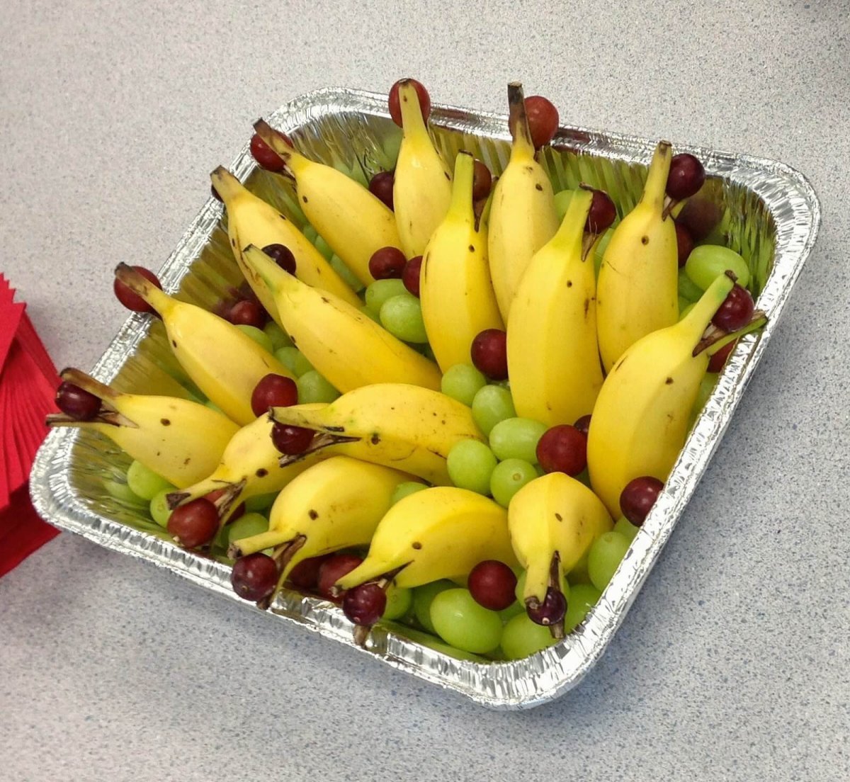 Красиво нарезать банан