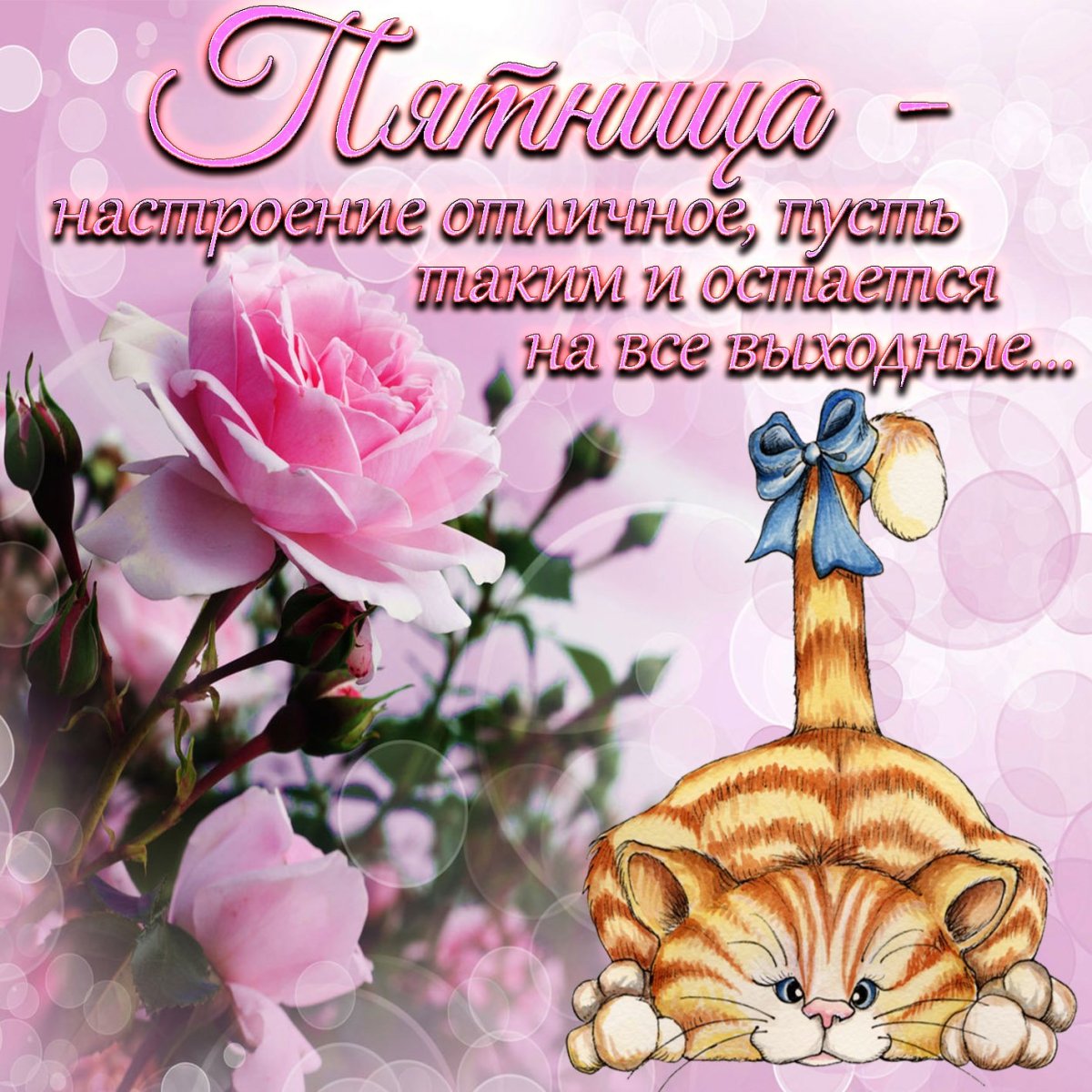 Пожелания на пятницу