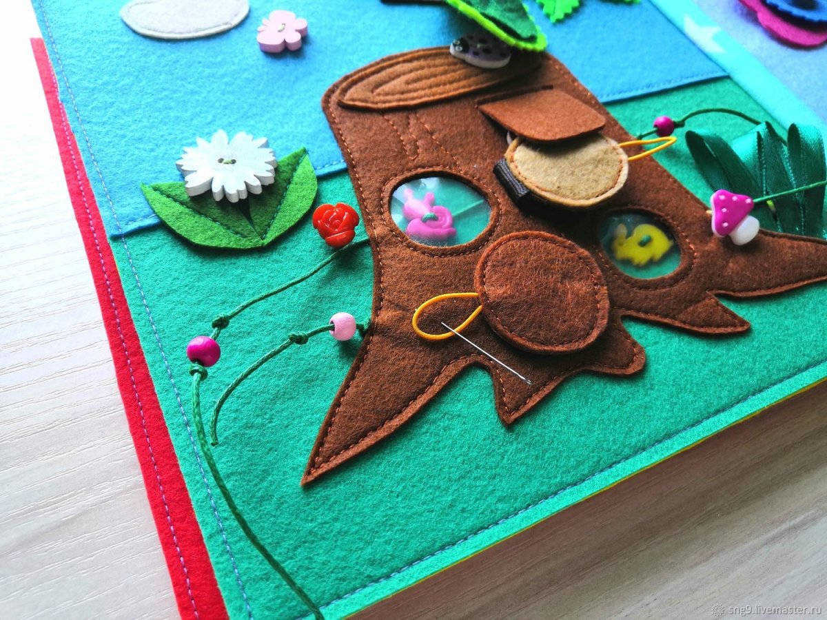 Книжка из фетра