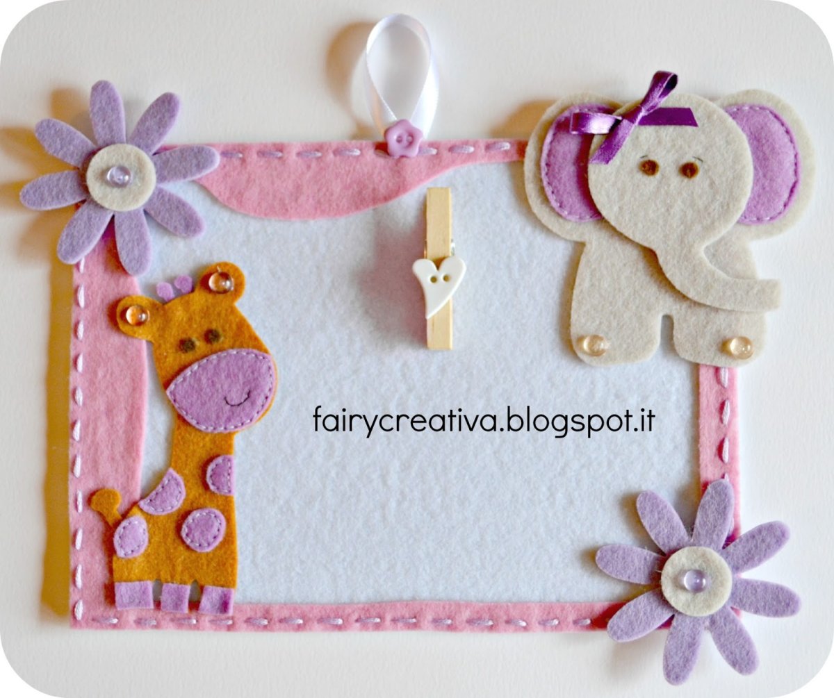 Фоторамки из фетра для детей