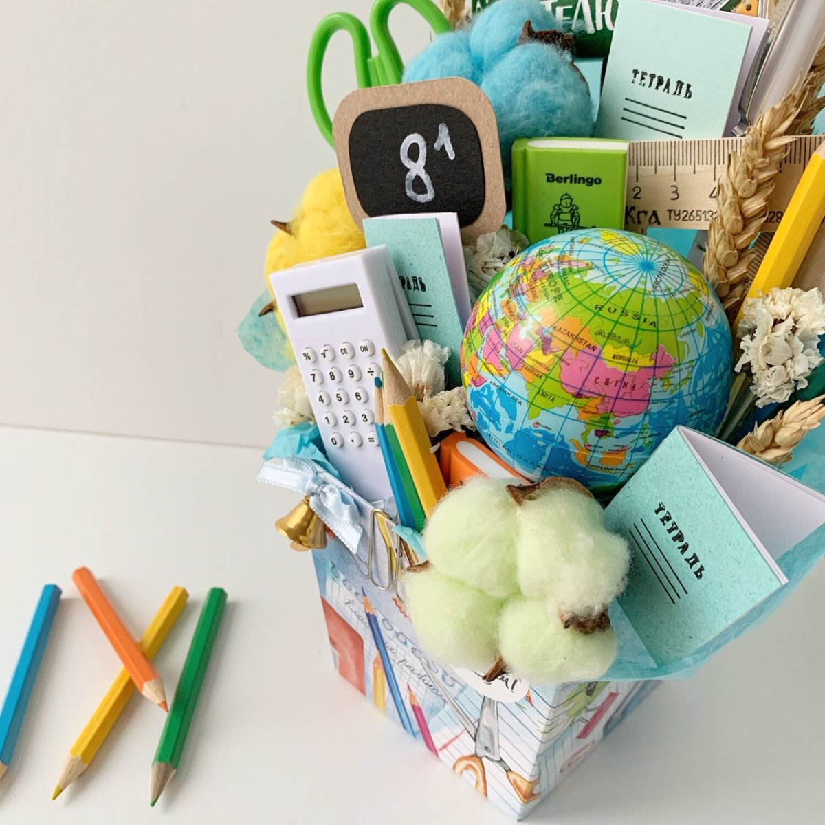 Необычные букеты на 1 сентября