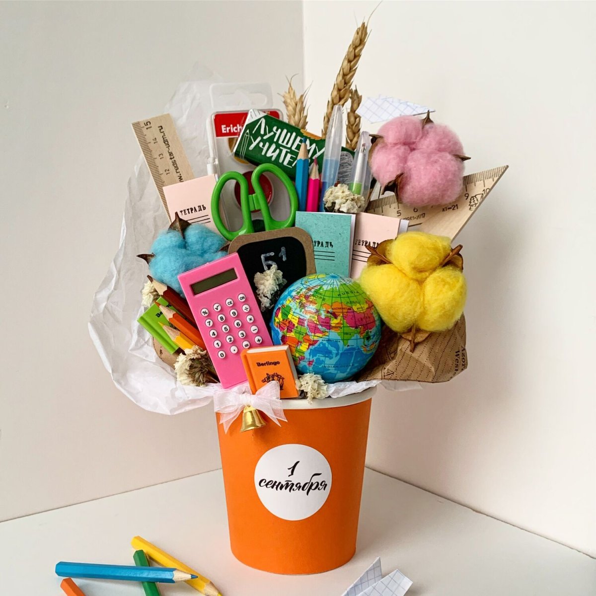 Букет из канцтоваров