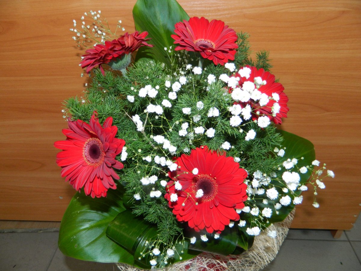 Букет гербер