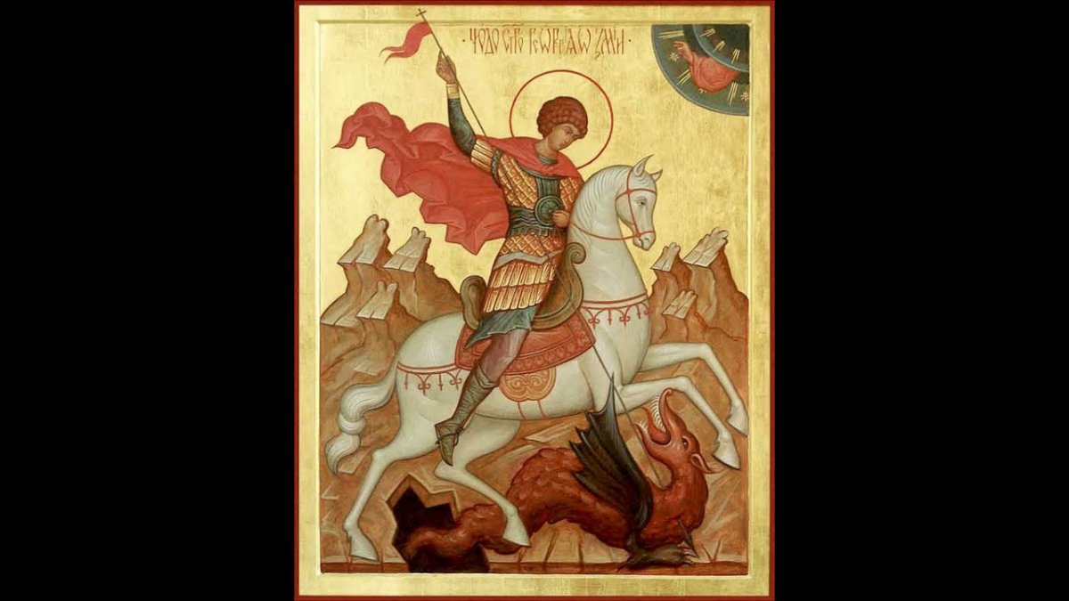 Житийная икона Георгия Победоносца