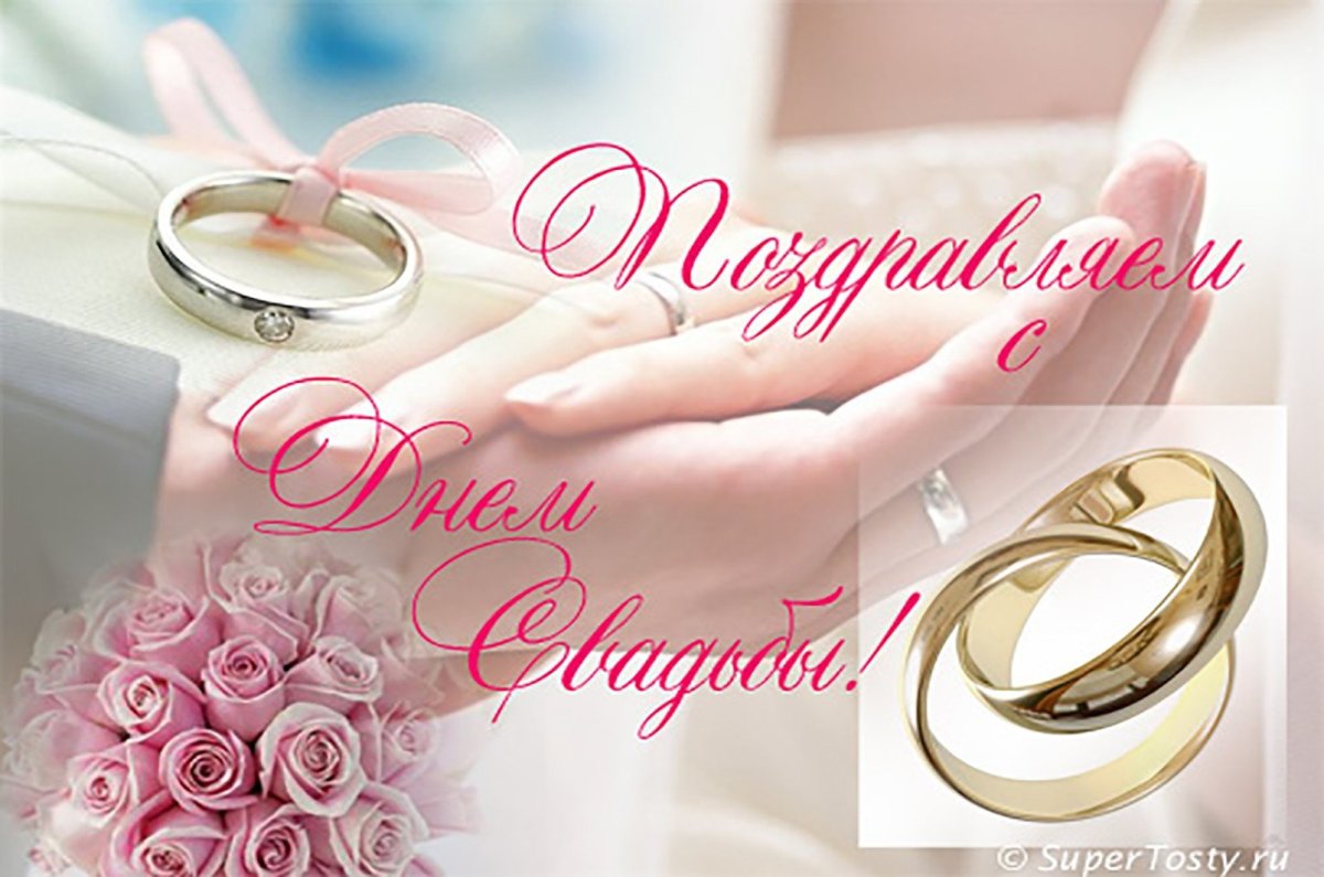 Открытка на свадьбу поздравление молодым