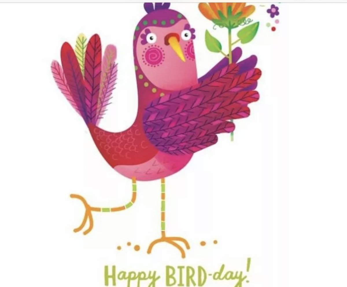 Поздравления с днём рождения с птичками