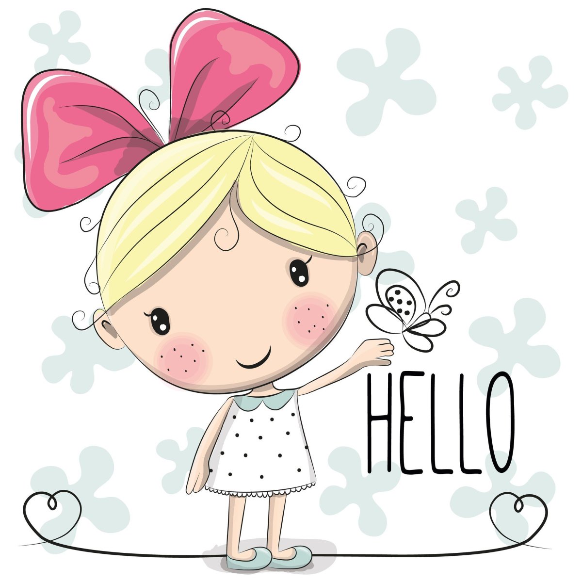 Маленькие мультяшные девочки