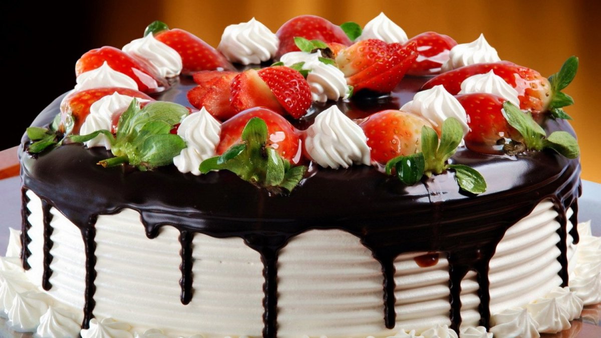 С днем рождения торт анимация