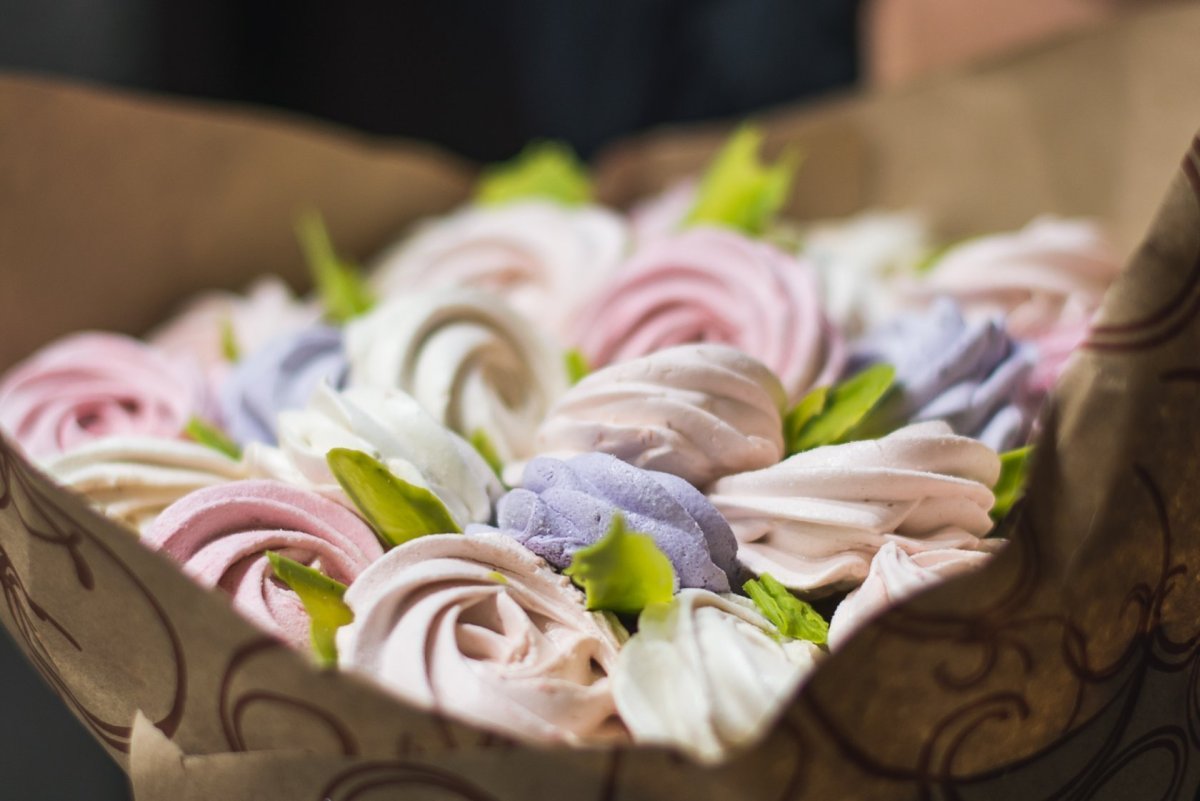 Букет из пастилы