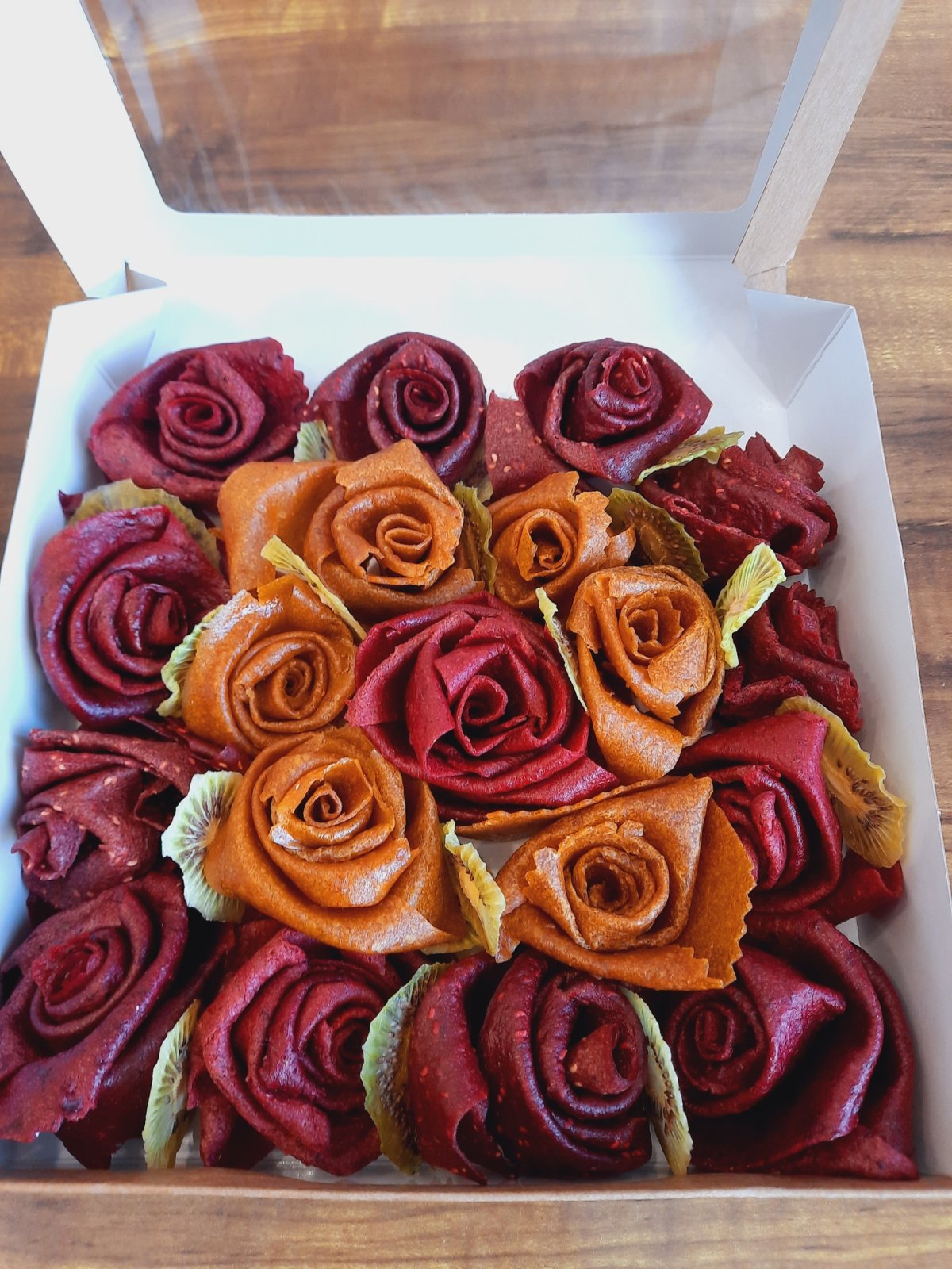 Розы из пастилы