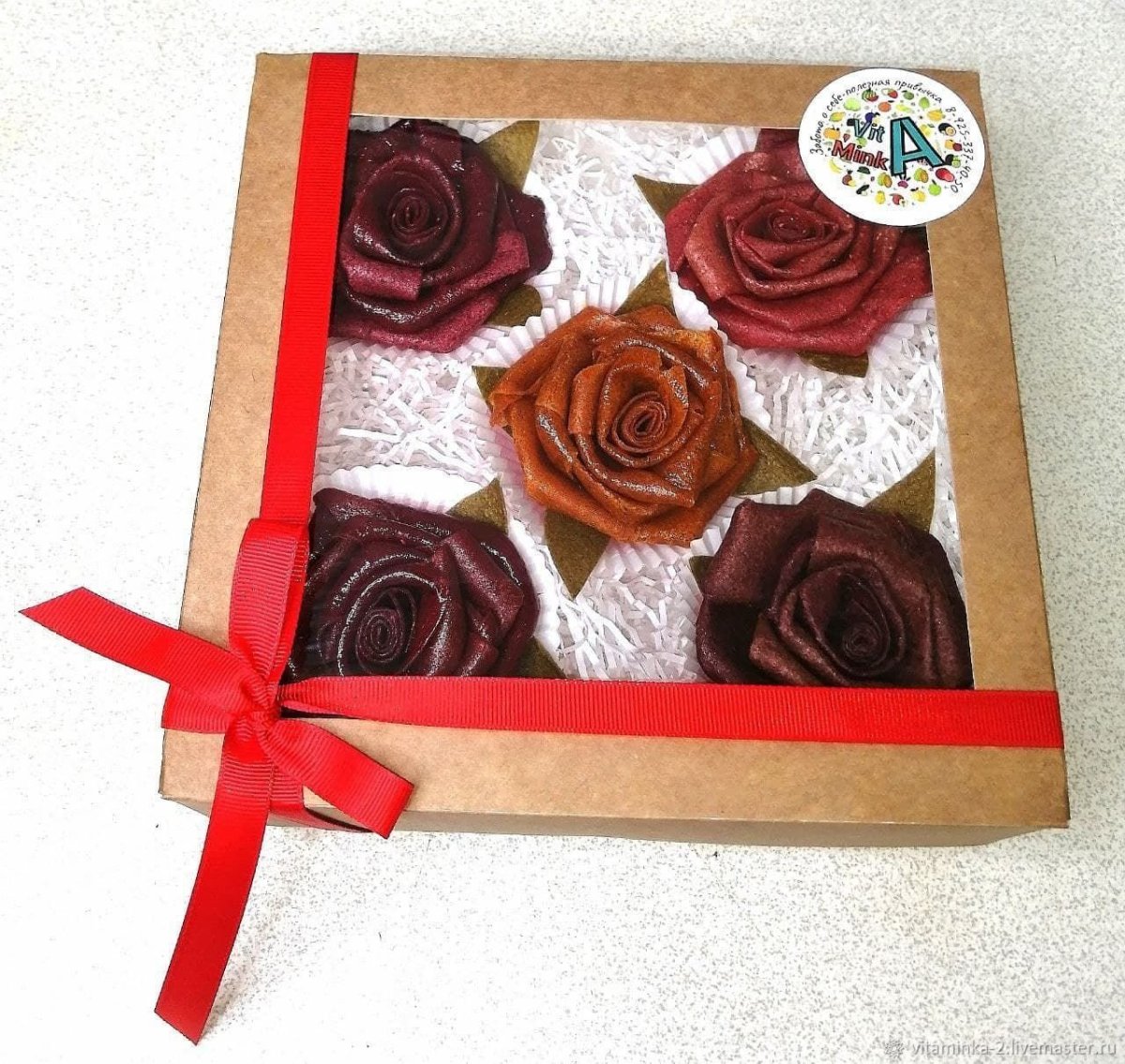 Букет цветов из пастилы