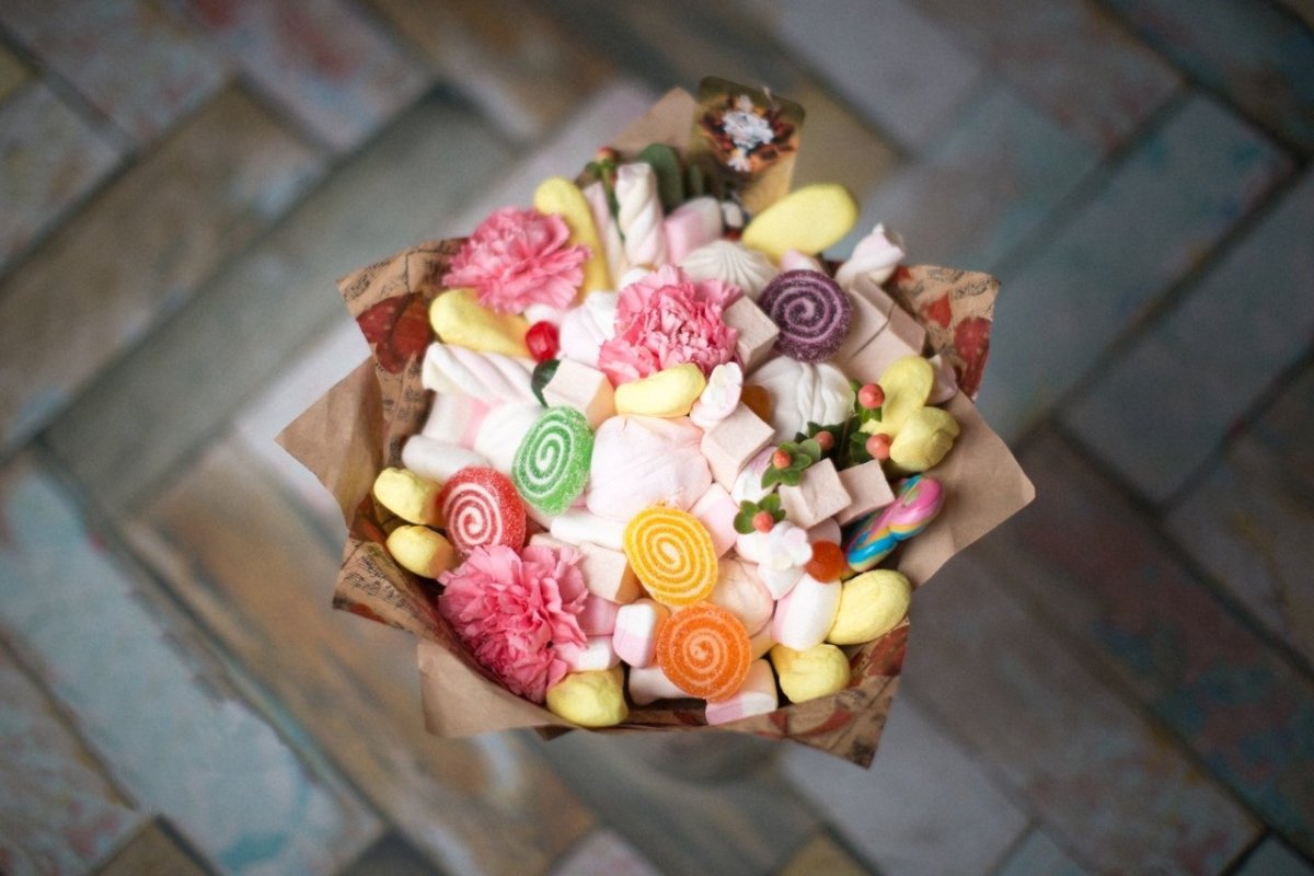 Букет из зефира