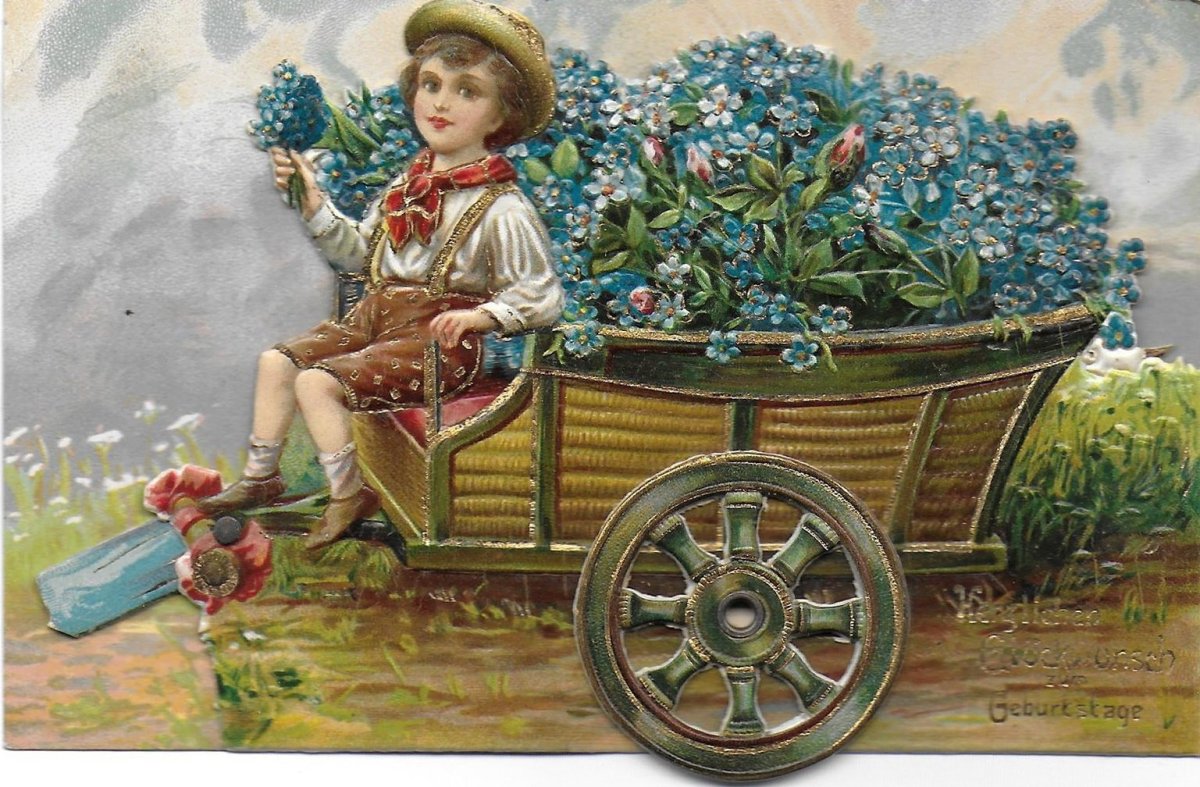 Винтажные открытки с добрым днем