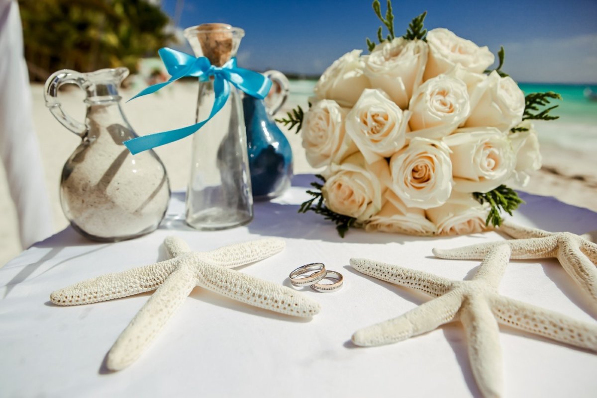 С днем свадьбы море