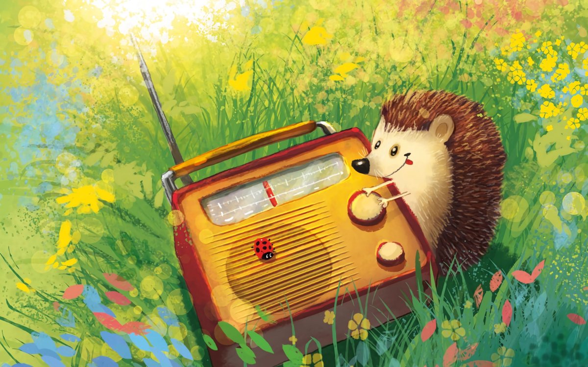 С днём рождения с ежиком