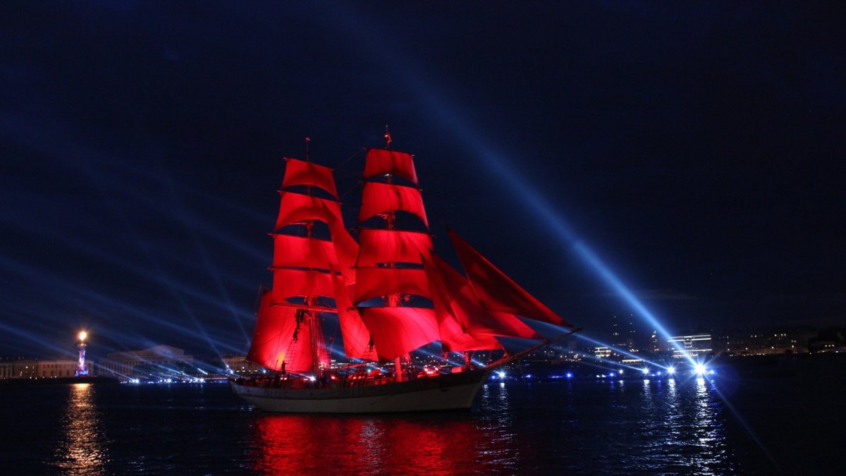 Алые паруса корабль СПБ