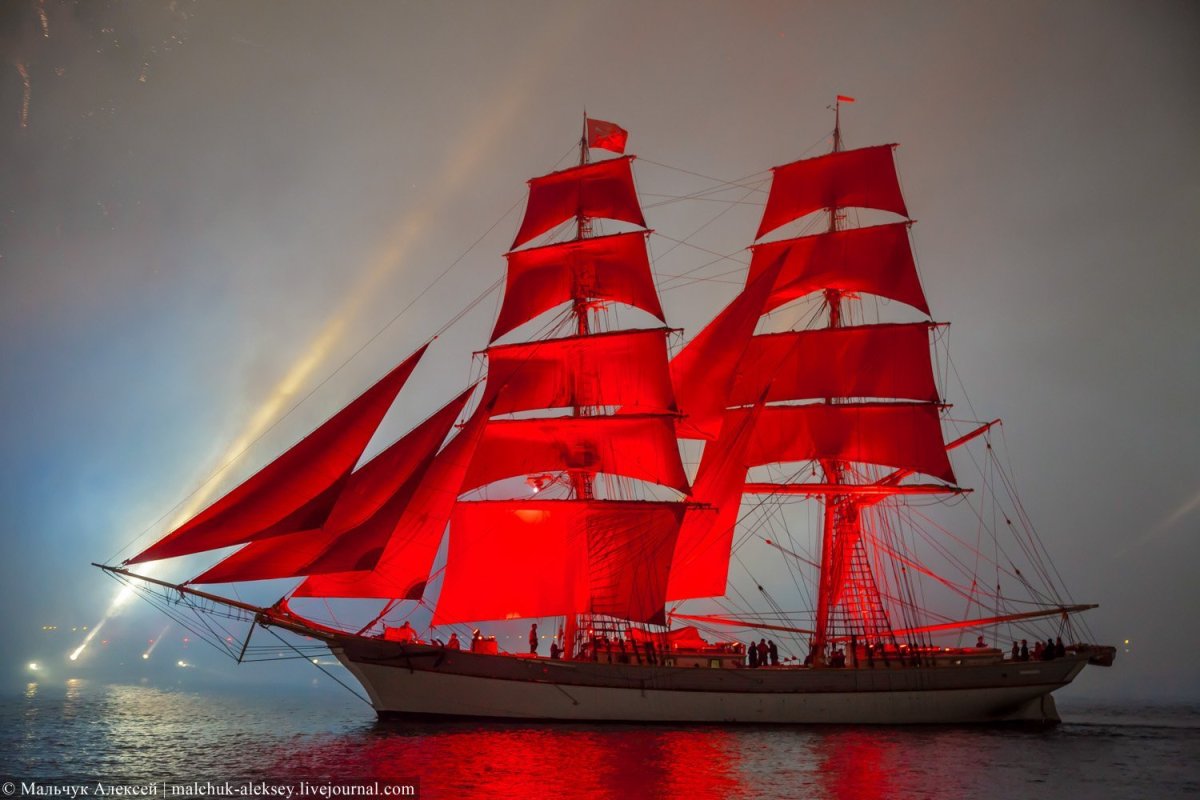 Корабли Бригантина Алые паруса