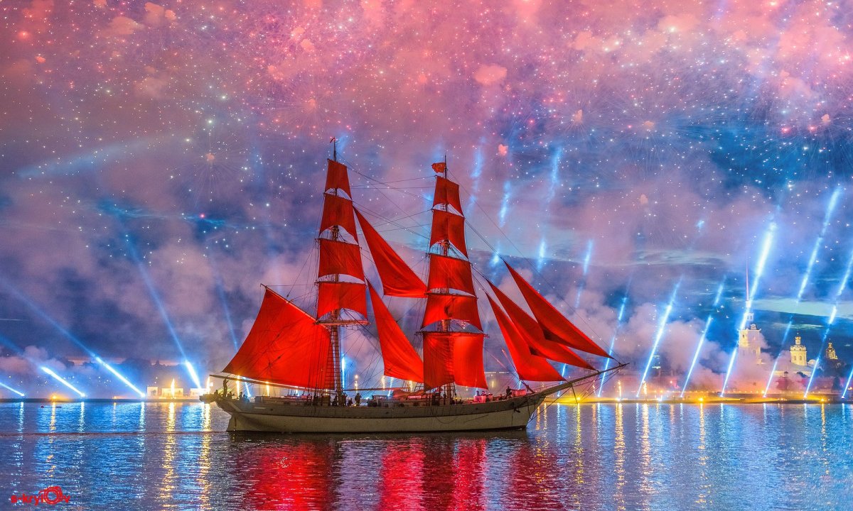 Корабль Алые паруса в Санкт-Петербурге