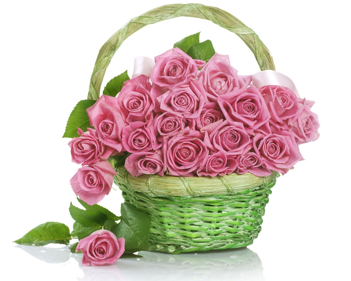 Корзина цветов для Марины