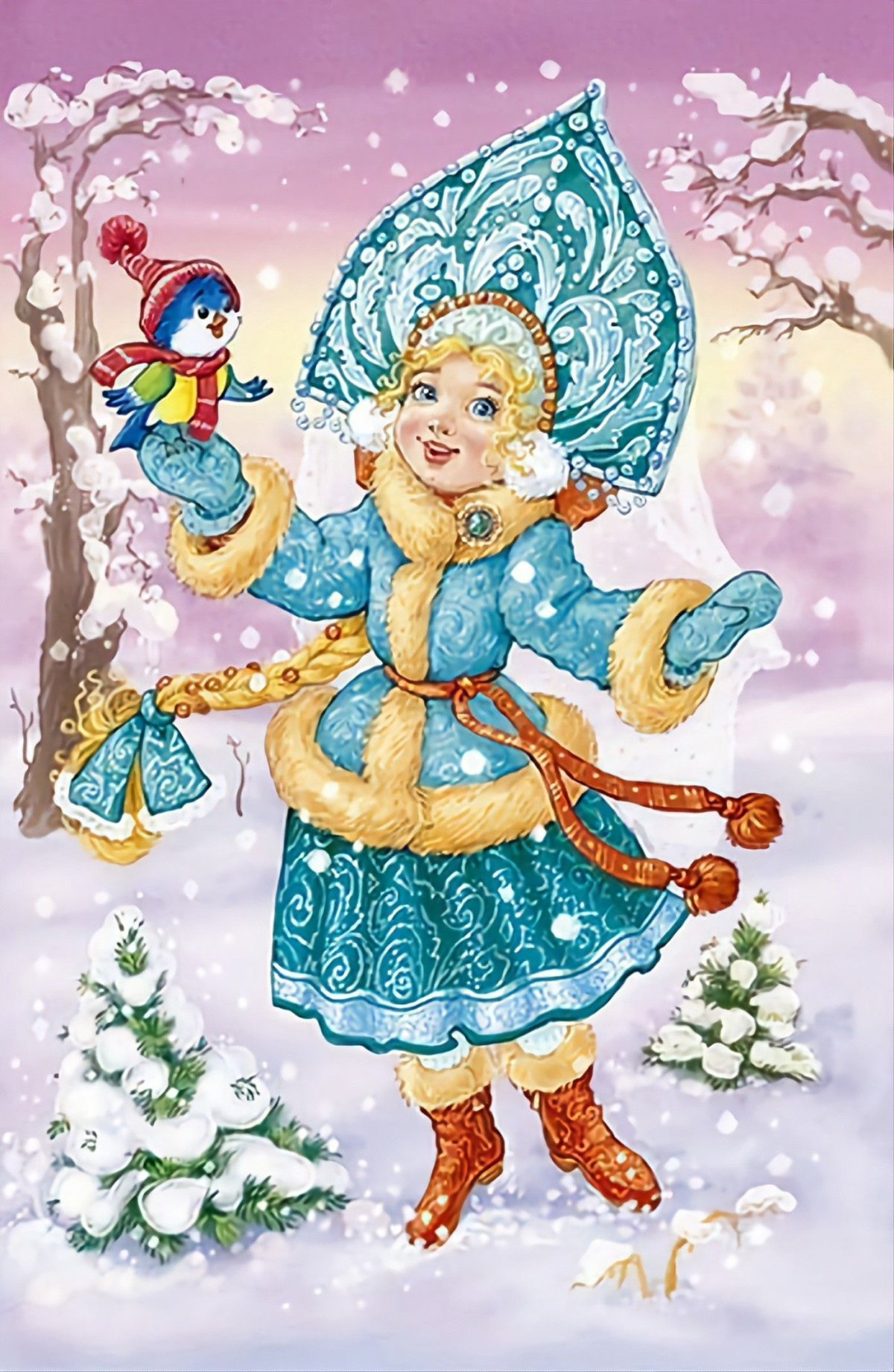 Художник Зарубин Снегурочка