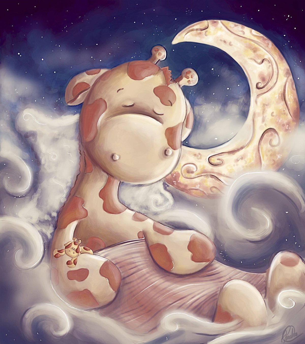 Пожелание спокойной ночи другу