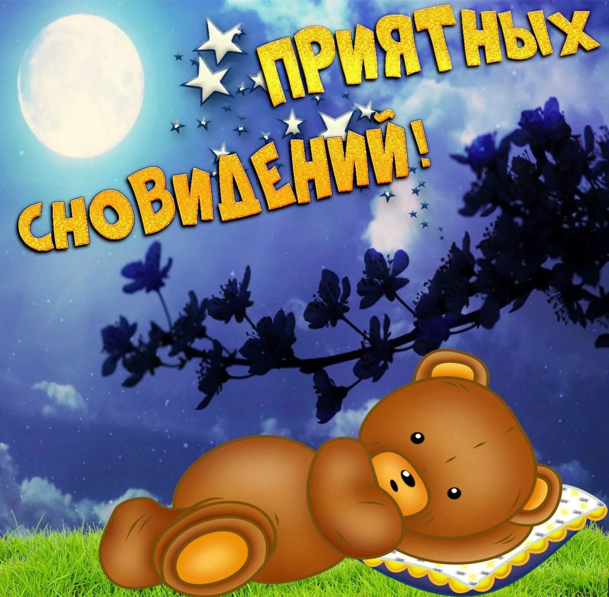 Спокойной ночи прикольные