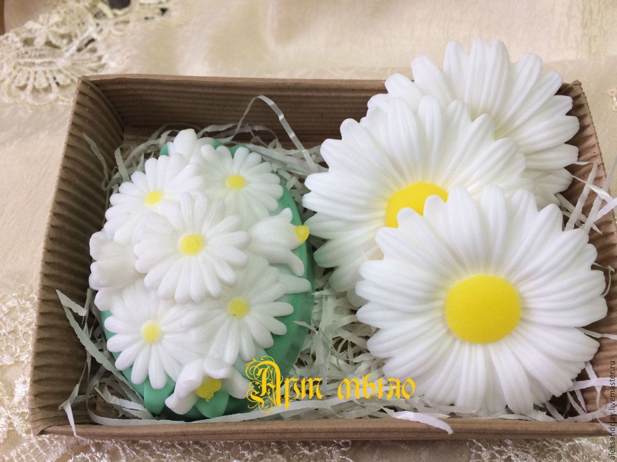 Мини букет из ромашек