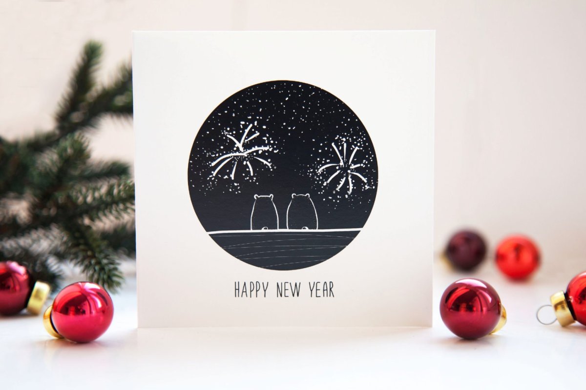 Новогодние открытки креатив