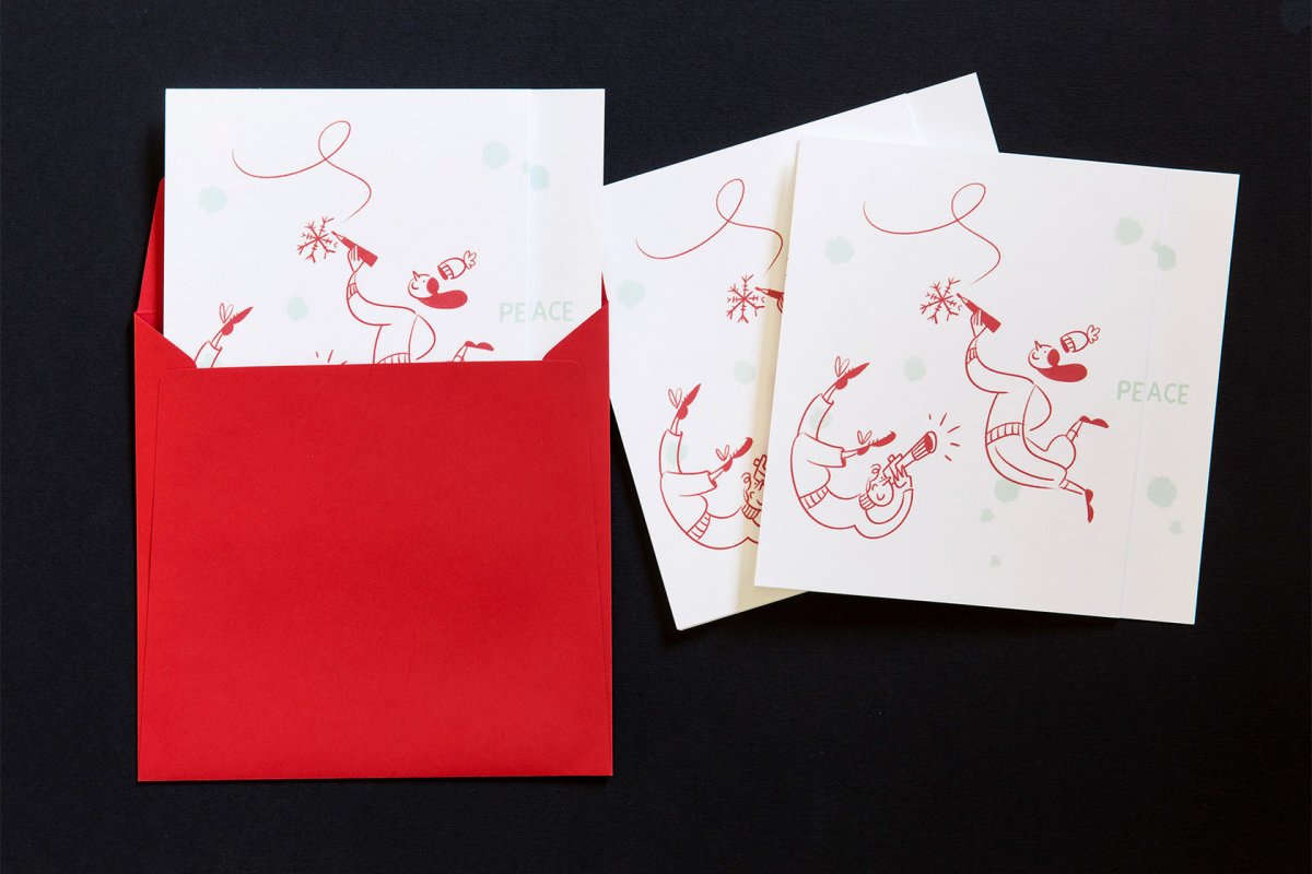 Корпоративные новогодние открытки