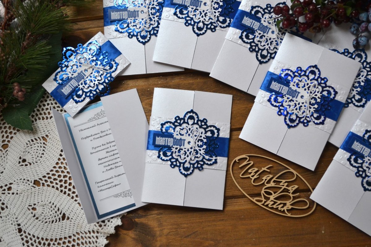 Корпоративные новогодние открытки