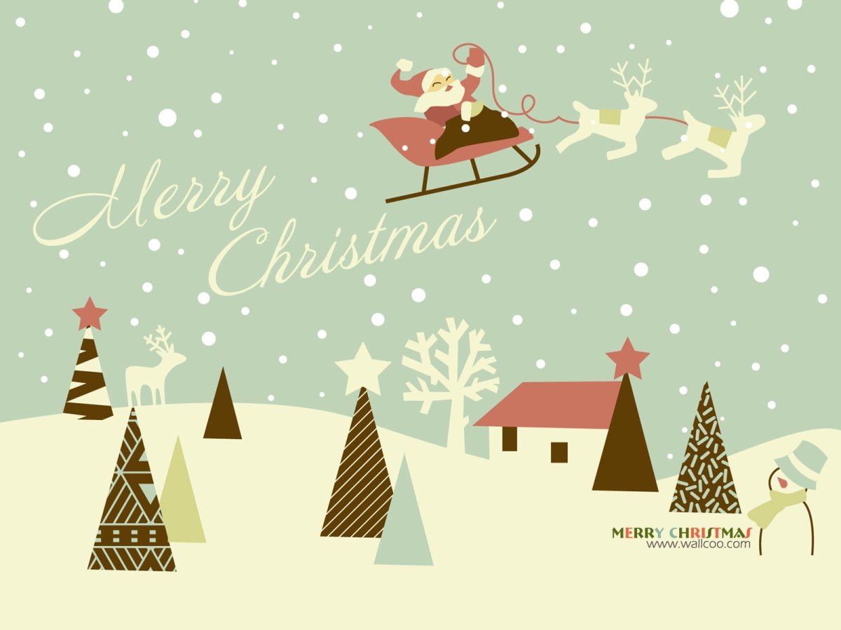 Современные Рождественские открытки