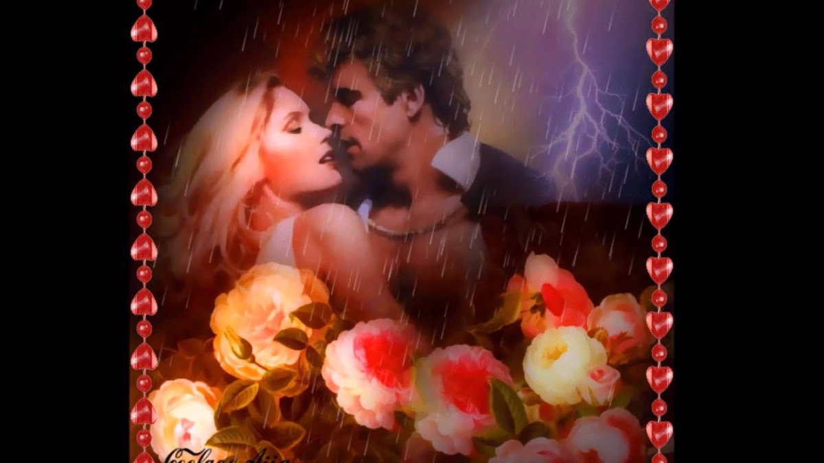 Мужчина и женщина любовь мерцающие