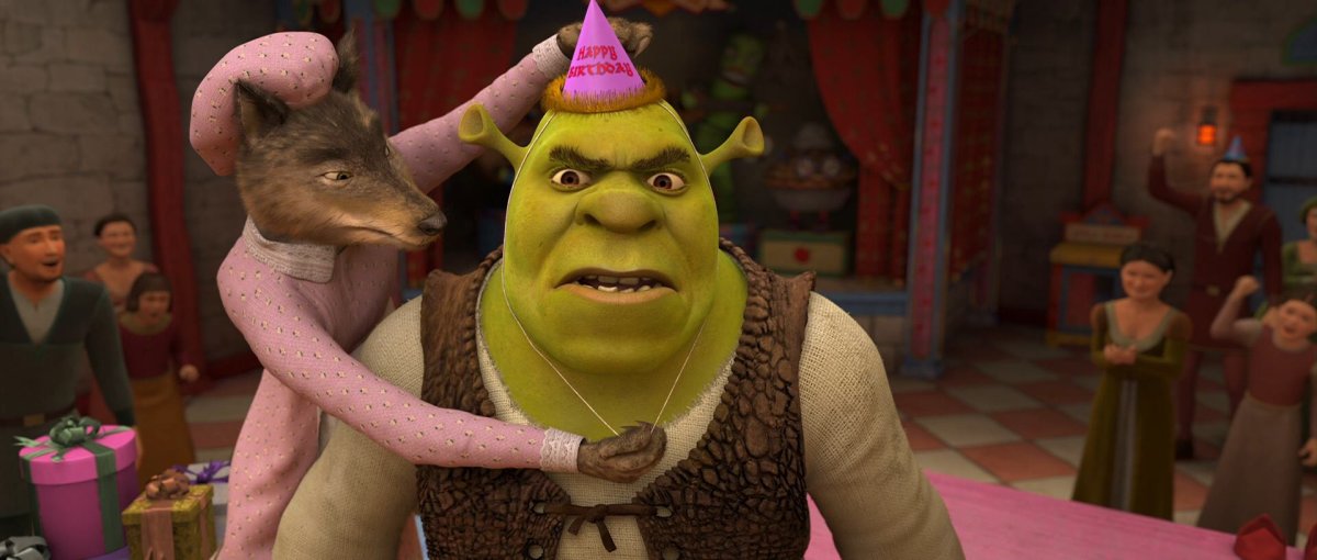 Шрек с днём рождения
