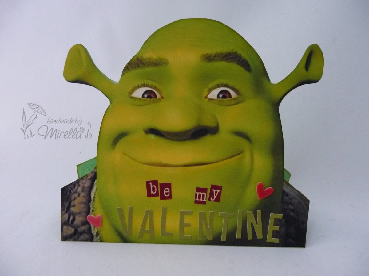 Шрек с сердечком